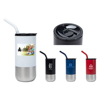 Emmett 18 oz. Double Wall Steel/PP Liner Tumbler-1