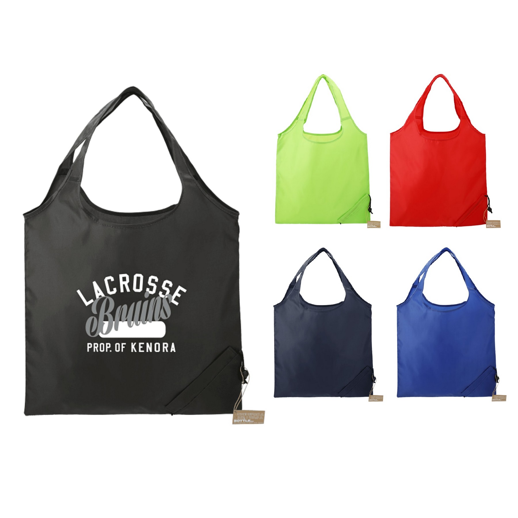 Bungalow RPET Foldable Shopper Tote-4