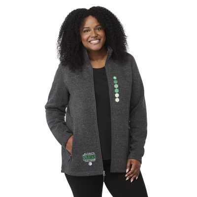 Women's DARNELL Eco Knit Full Zip Sweater-1