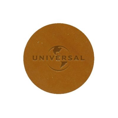 2 1/2" Leather Circle Patch-1