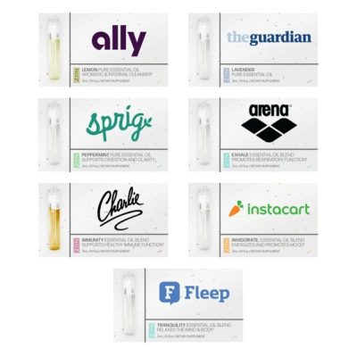 Essential Oil in a 1 mL Sample Vial & Card-1